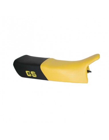 Selle basse GS Paralever,noire-jaune avec LOGO