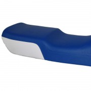 Revêtement selle haute GS paralever blanc/bleu