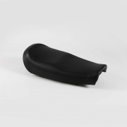 Selle S noire dure sans rainures pour BMW R 90S (1ere serie)