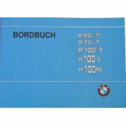 Mode d'emploi R60/7 R75/7 R100/7 R100S, R100RS 9/77