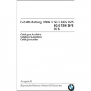 catalogue de pièces détachées en allemand /5 modele jusqu'à R90S allemand