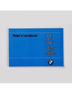 mode d'emploi BMW R 60/7, R 75/7 - R100RS à 9/77, en anglais