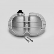 Couvre-culasse EXTRA TOURING avec orifice de remplissage d'huile et vis externes pour BMW R2V à partir de 1969