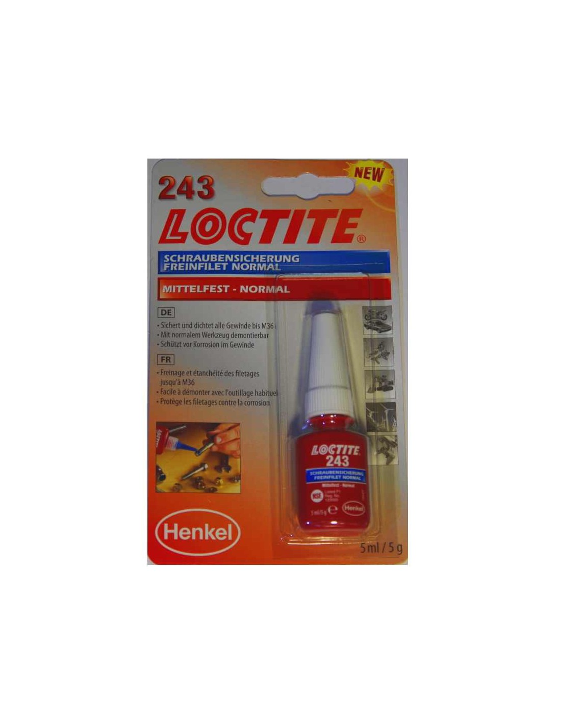 frein filet Loctite 243/ 5ml