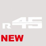 Autocollant pour cache batterie R45 blanc