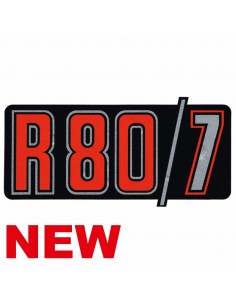 Autocollant pour cache batterie R80/7 rouge et noir fond...