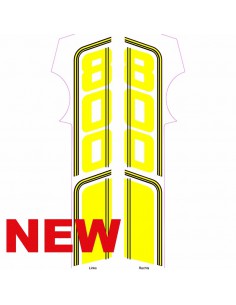 Autocollant 800 jaune pour réservoir R80 GS  9/90