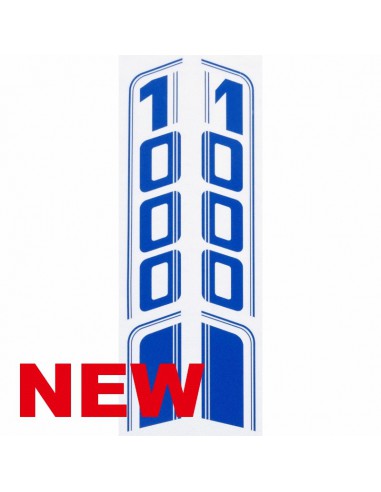 Autocollant 1000 bleu pour réservoir R100 GS  9/90