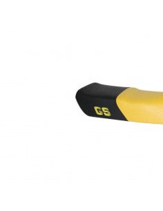 Revêtement selle GS noir-jaune haute, pour selle GS...