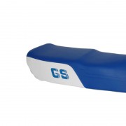 Revêtement selle GS blanc-bleu haute, pour selle GPs paralever  (5255231)