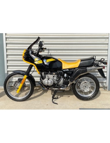 BMW R80GS NOIRE JAUNE (VENDUE)