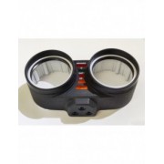 Boîtier d'instruments avec bagues intérieures blanches et bagues anti-éblouissement pour BMW /6, première série