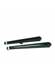 Kit de 2 silencieux Hoske noirs de 40 mm pour BMW /7