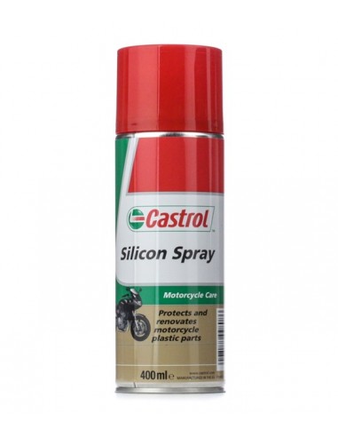 Rénovateur plastiques moto CASTROL Silicon Spray 400ml