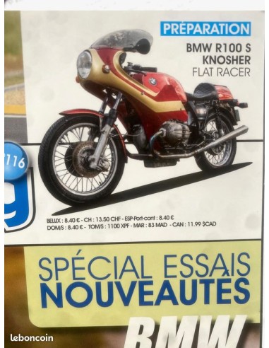 BMW R 100 S préparation endurance