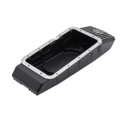 Carter d'huile Siebenrock FMModèles BMW 2V Boxer, logo noir et nervures polies