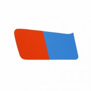 Autocollant de réservoir GAUCHE pour G/S - ROUGE/BLEU