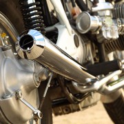 Kit de 2 silencieux Hoske chromés de 38 mm pour BMW /5, /6 et /7