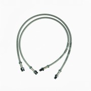 Durite de frein acier inoxydable pour BMW /6 et /7 jusqu'à 9/1980 avec double disque de frein avant