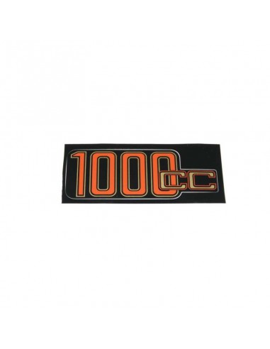 Autocollant pour cache batterie or/rouge "1000cc" pour batterie R100-R100RT
