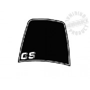 Autocollant pour déflecteur (saute vent) noir BMW GS