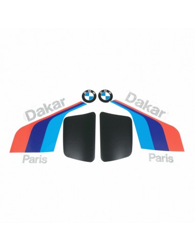Kit autocollant pour réservoir bleu-violet SANS emblèmes BMW