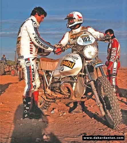 Hubert Auriol au Dakar