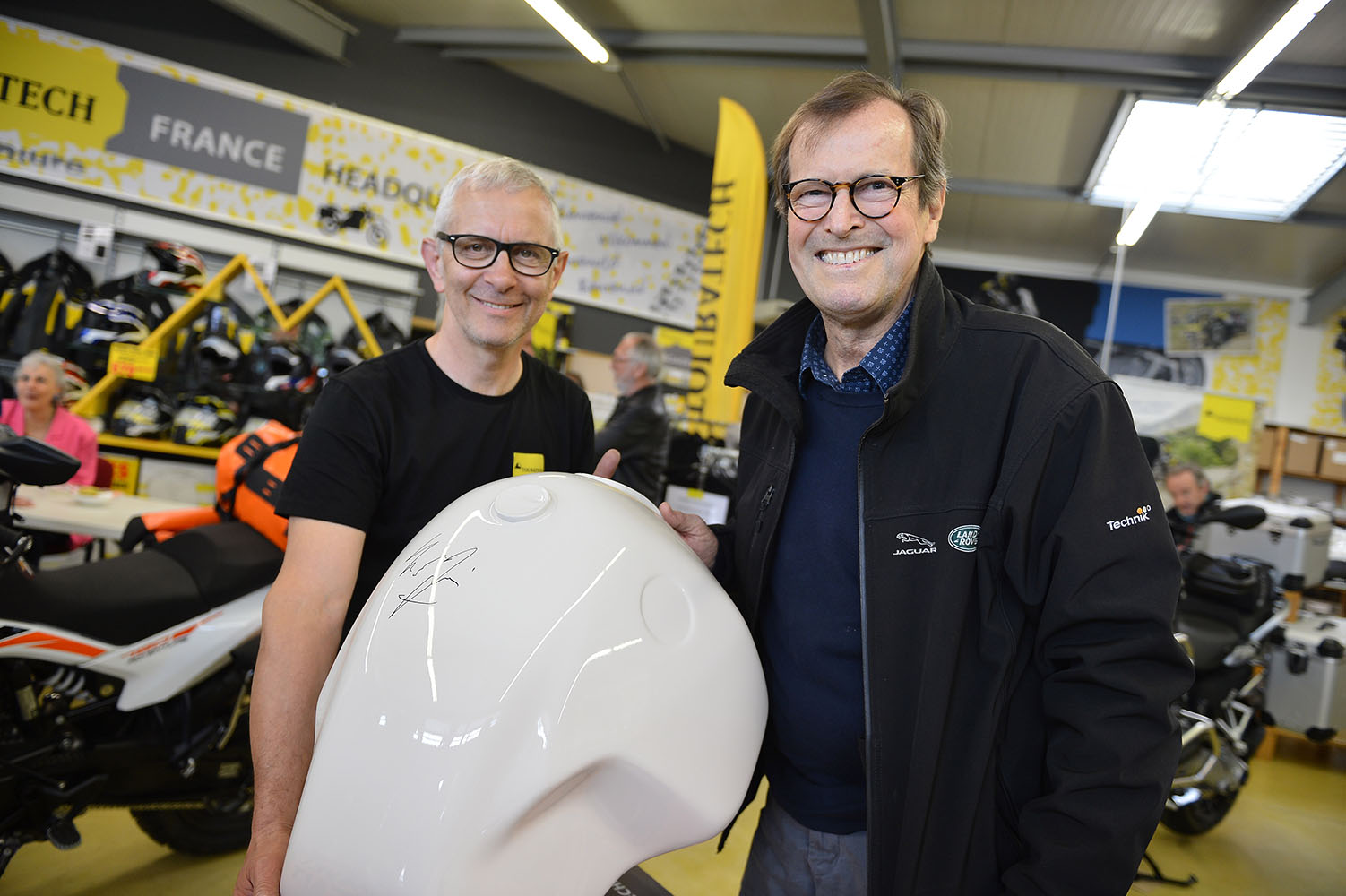 Hubert Auriol et Yvon Bodelot