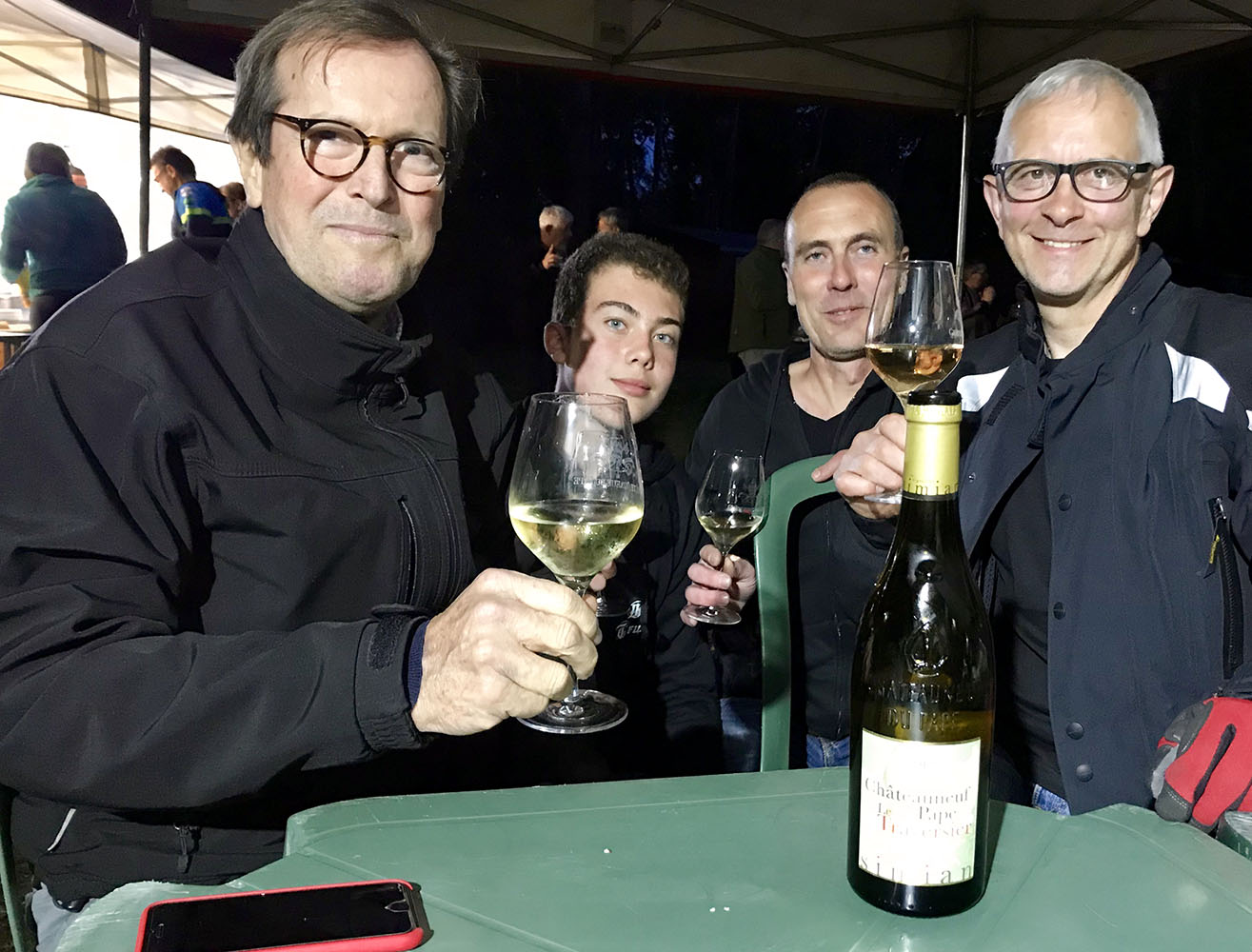 Hubert Auriol et Yvon Bodelot